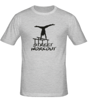 Мужская футболка Street workout надпись фото