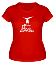 Женская футболка Street workout надпись фото