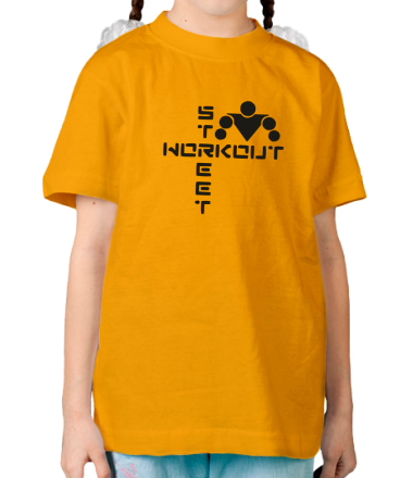 Детская футболка Street Workout (крестом)