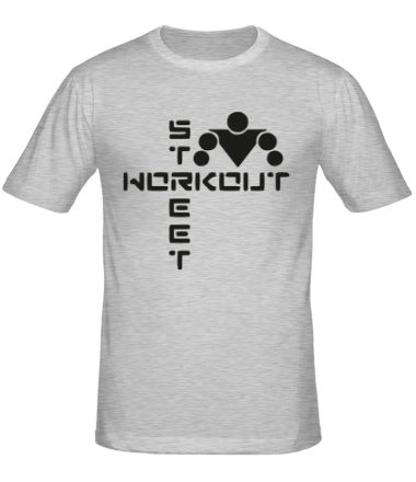 Мужская футболка Street Workout (крестом)