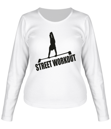 Женская футболка длинный рукав Street Workout