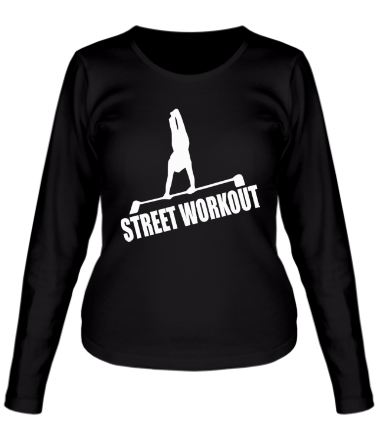 Женская футболка длинный рукав Street Workout