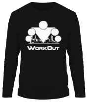 Мужская футболка длинный рукав Workout фото