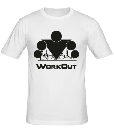 Мужская футболка Workout
