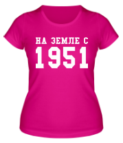Женская футболка На земле с 1951 фото
