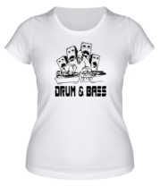 Женская футболка Drum & Bass фото