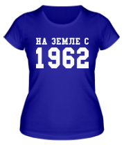 Женская футболка На земле с 1962 фото
