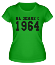 Женская футболка На земле с 1964 фото