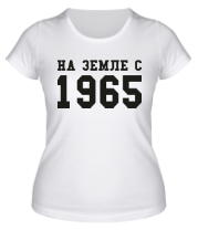 Женская футболка На земле с 1965 фото