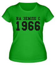 Женская футболка На земле с 1966 фото