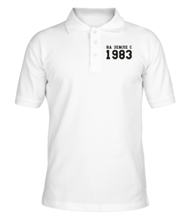 Мужская футболка поло На земле с 1983