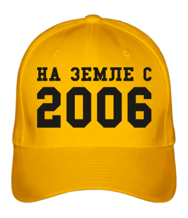 Бейсболка На земле с 2006