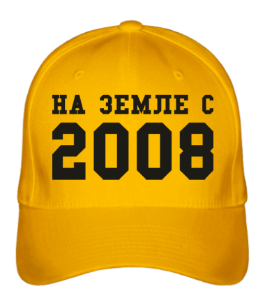 Бейсболка На земле с 2008