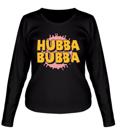 Женская футболка длинный рукав Hubba Bubba