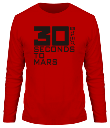 Мужская футболка длинный рукав 30 seconds to mars