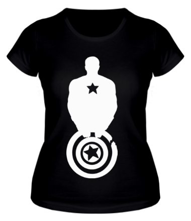 Женская футболка Captain America