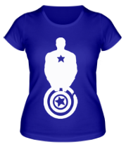 Женская футболка Captain America фото