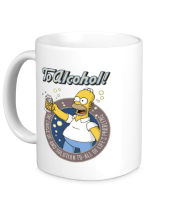 Кружка Homer Simson - To Alcohol фото
