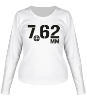 Женская футболка длинный рукав 7.62 мм фото