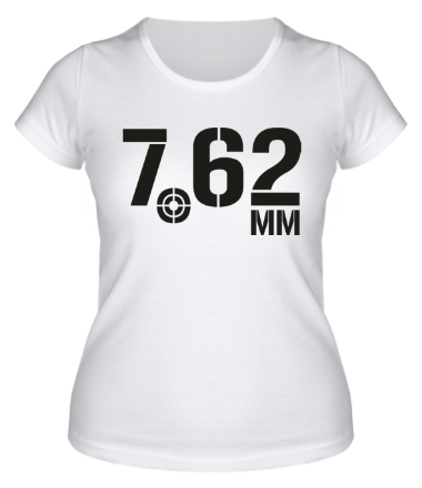 Женская футболка 7.62 мм