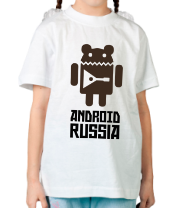 Детская футболка Android Russia фото