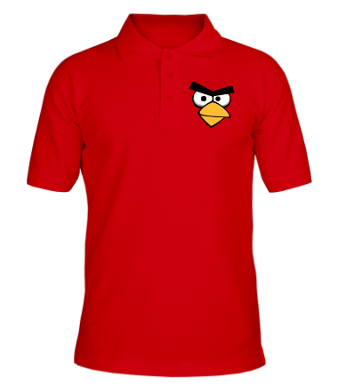 Мужская футболка поло Angry Birds Red Face