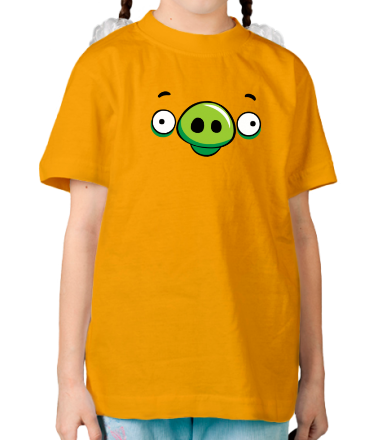 Детская футболка Angry Birds Pig Face