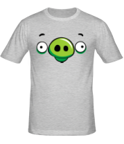 Мужская футболка Angry Birds Pig Face фото