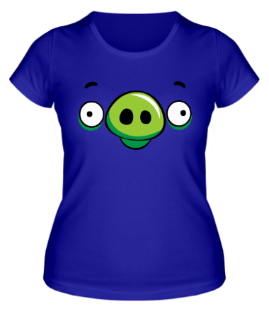 Женская футболка Angry Birds Pig Face