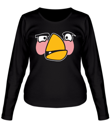 Женская футболка длинный рукав Angry Birds Matilda Face