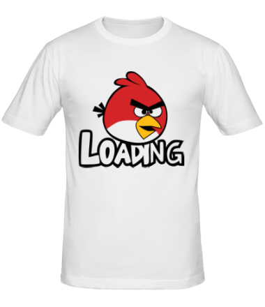 Мужская футболка Angry Birds Loading
