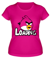 Женская футболка Angry Birds Loading фото