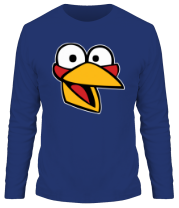 Мужская футболка длинный рукав Angry Birds Jake Face фото