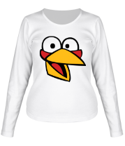 Женская футболка длинный рукав Angry Birds Jake Face фото