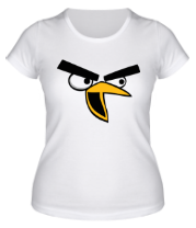 Женская футболка Angry Birds Chuck Face фото