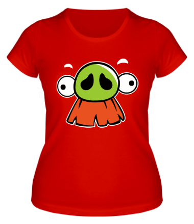 Женская футболка Angry Birds Baron Face