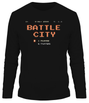 Мужская футболка длинный рукав Battle City Tanks фото