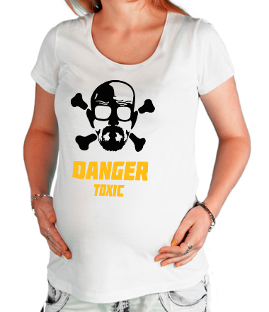 Футболка для беременных Danger Toxic