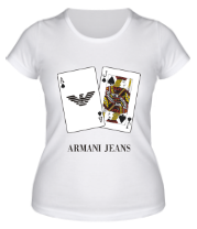 Женская футболка Armani jeans фото
