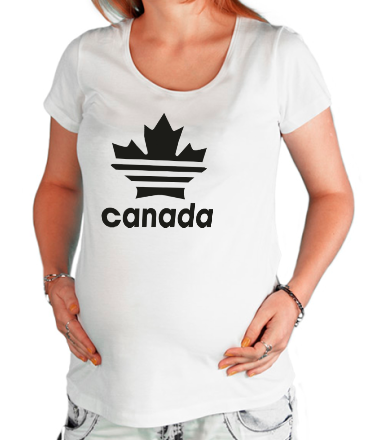 Футболка для беременных Canada