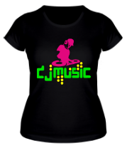 Женская футболка DJ Music фото