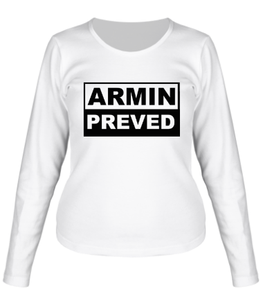 Женская футболка длинный рукав Armin Preved