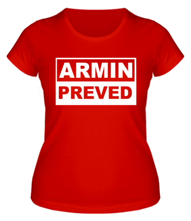 Женская футболка Armin Preved