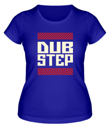Женская футболка DubStep Glow Line