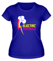 Женская футболка Electric Rainbow фото