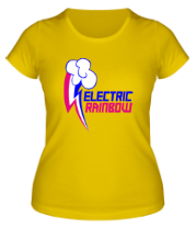 Женская футболка Electric Rainbow фото