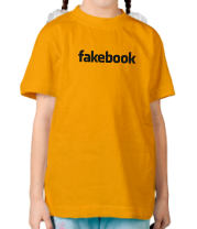 Детская футболка FakeBook фото