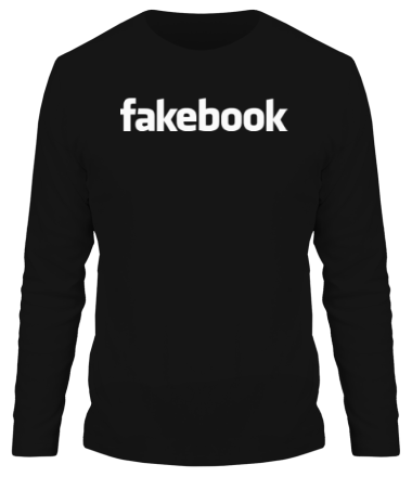 Мужская футболка длинный рукав FakeBook