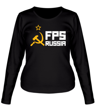 Женская футболка длинный рукав FPS Russia