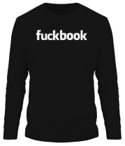 Мужская футболка длинный рукав FuckBook фото